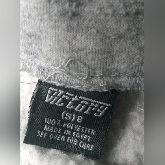 V-Logo Gray Tracksuit with Black Stripes - Picture 5 of 5